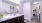 a bathroom with a large mirror